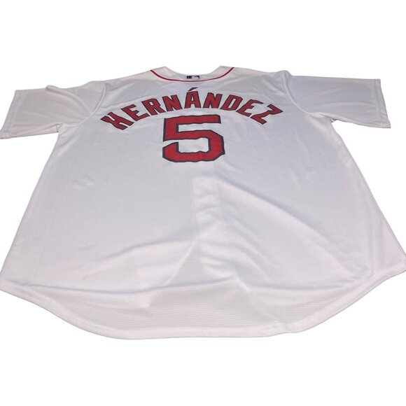 Boston Red Sox Nike Hernandez Jersey XL White & Red Unisex 100% Polyester - Picture 3 of 14